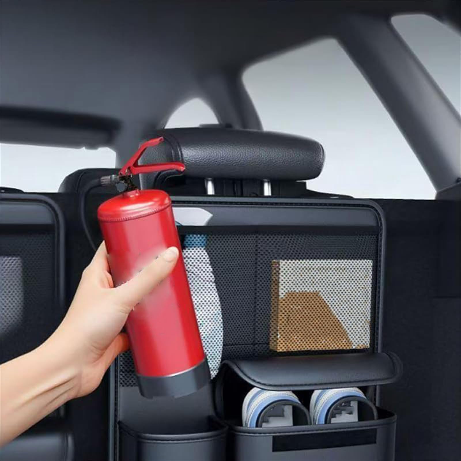 Organizador Maletero Coche para Forthing Yacht DFSK Forthing 4 U-Tour 2022-2025, Bolsa de Almacenamiento de Coche Gran Contenedor Cesta Plegable e Impermeable Accesorios,C/3Pcs