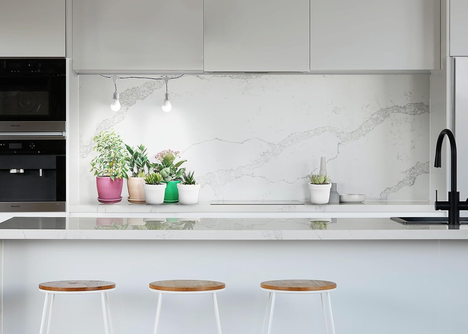 Miracle LED SmokePhonics Thyme Starter, Braided 2-Socket Full Spectrum Grow Light Kit (2-Pack)