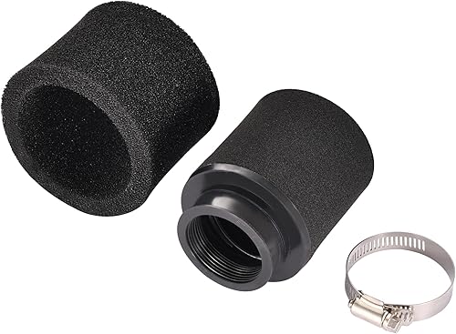 Miniatura 3 de GOOFIT Filtro de aire de doble espuma negro de 1.772 in1.77 pulgadas, repuesto para filtro de aire de 50 cc, 90 cc, 110 cc, 125 cc, 140 cc, 150 cc,