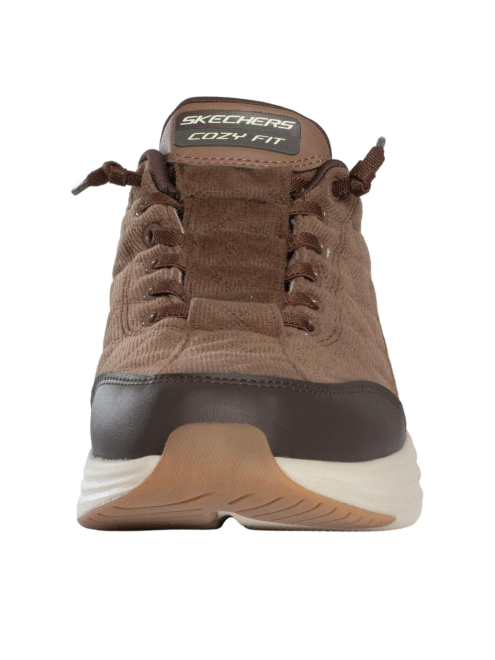 Skechers Sneakers Hombre Contour Foam - Cozy Fit Cordex Marron