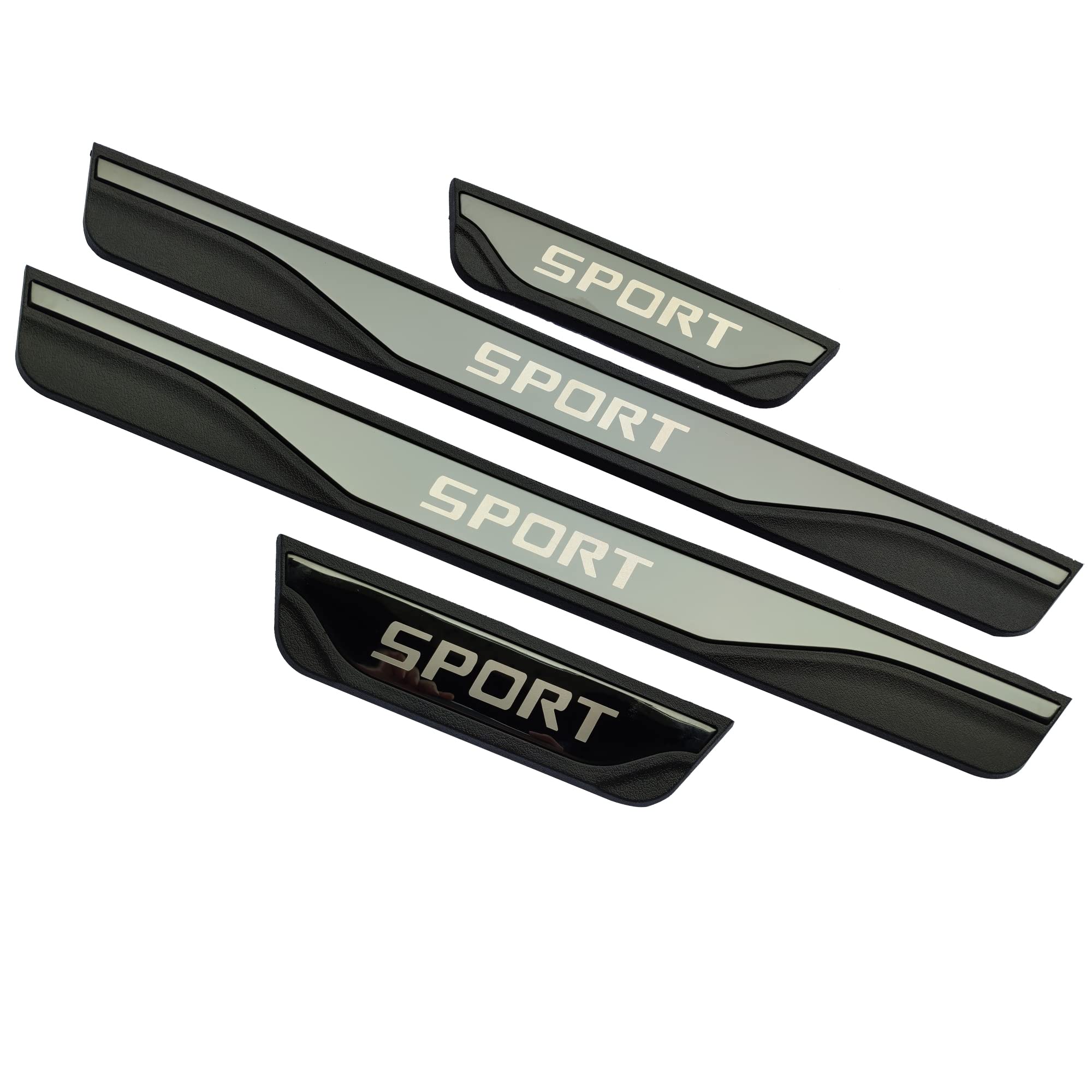 GZBFTDH Auto Door Sill Cover Interior Accessories, for Honda Civic 2022 Stainless Steel with Plastic Protector, Kick Panels Scuff Guard Plate