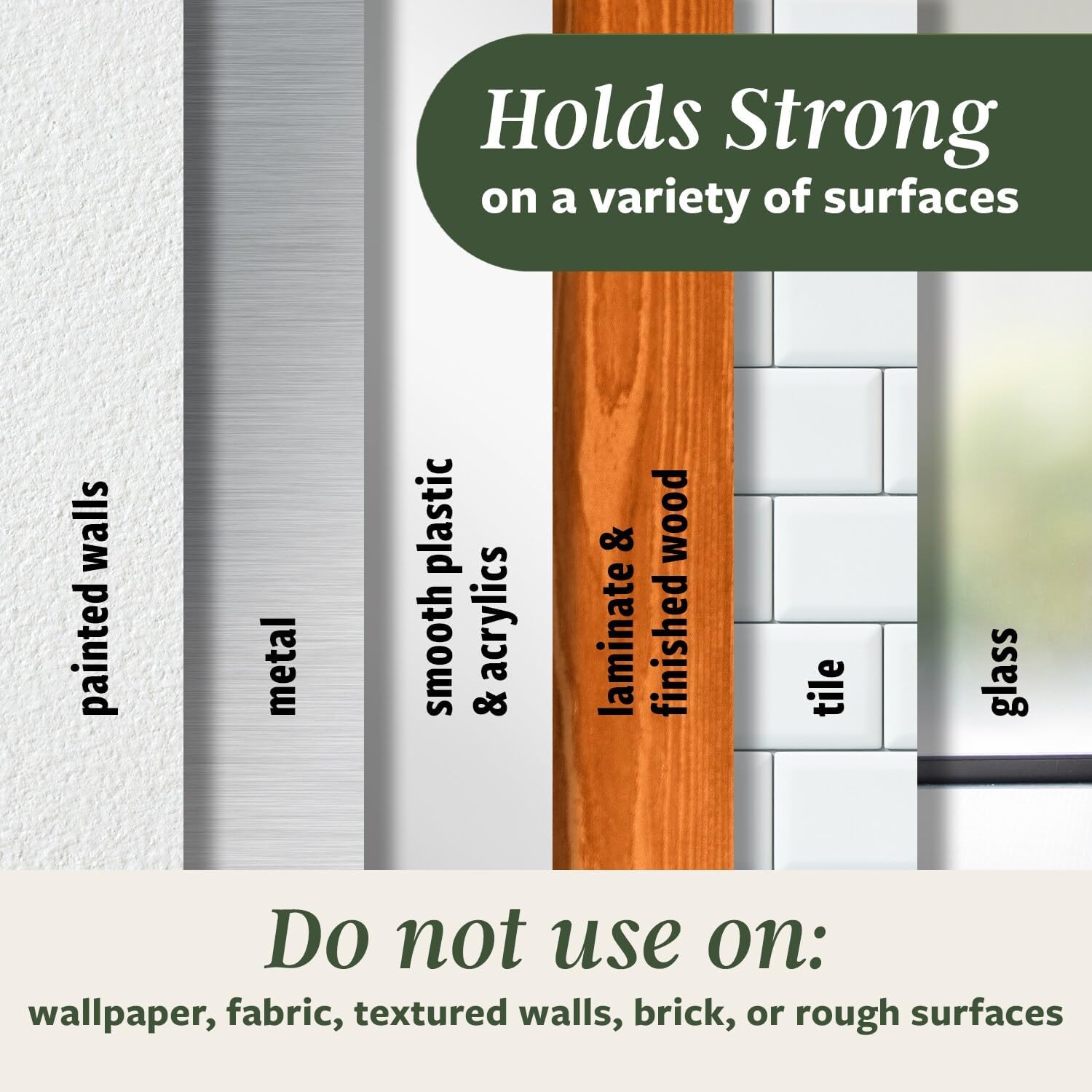 Command Medium Wire Hook, Latte, 4 Hooks, 6 Strips - Image 6