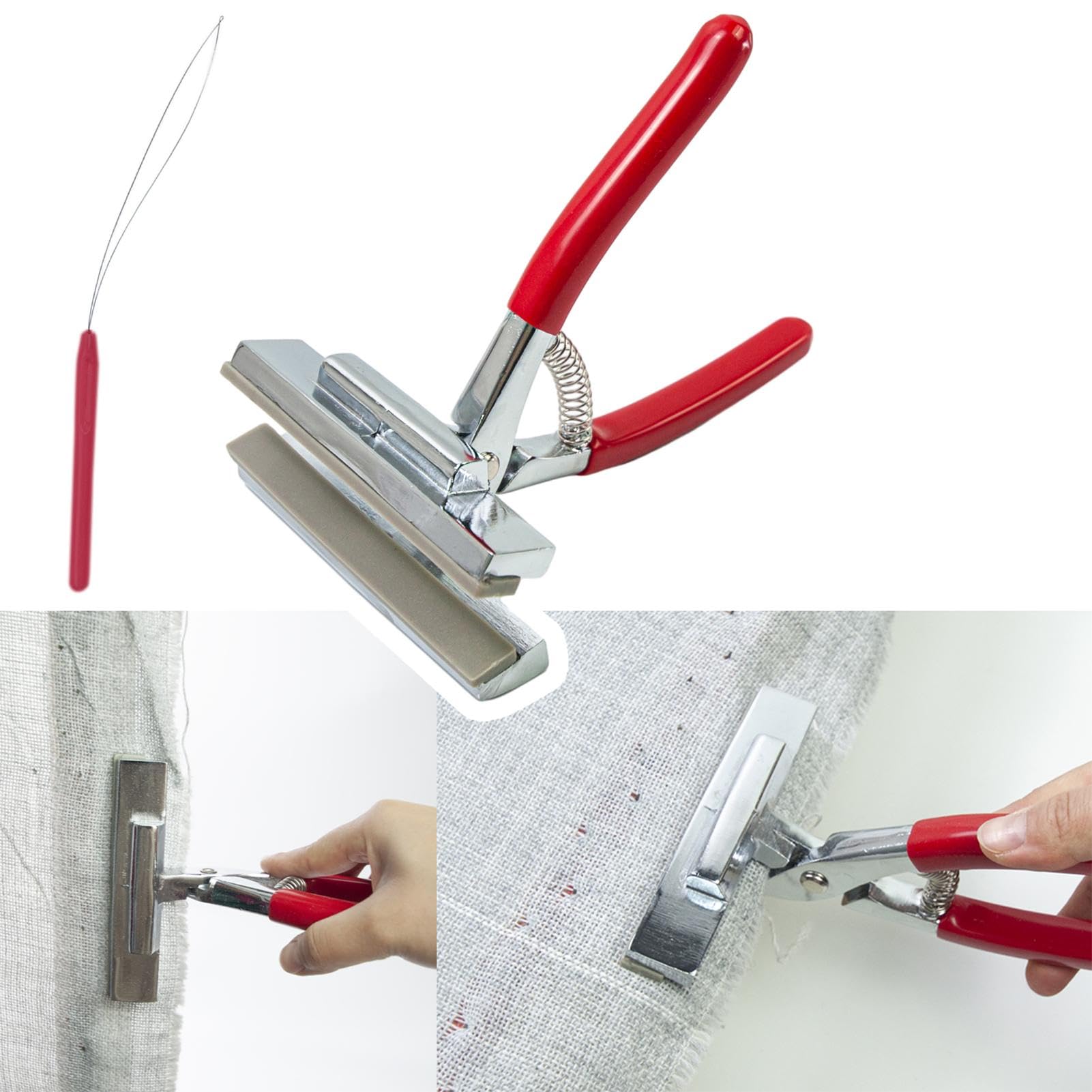 Pinze Per Tela Da Ricamo E Tufting - Morsetti Metallici Con Ritorno A Molla Per Artisti E Hobby - Foto 4