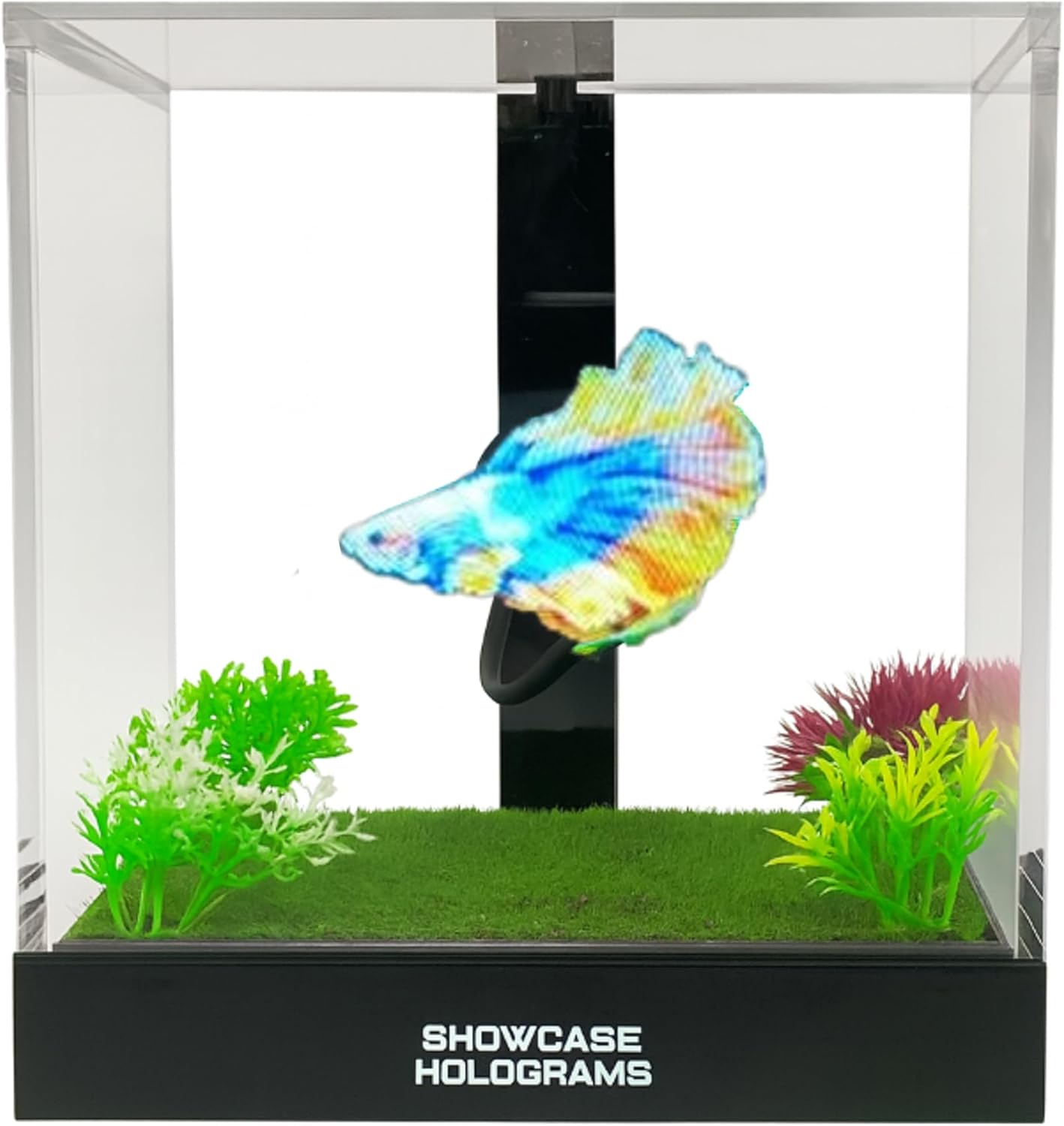 Hologram Fish Tank | Holographic Aquarium with Moving Fish | Plug & Play, Lightweight & Durable | Perfect for Home, Office, Business or Gifts