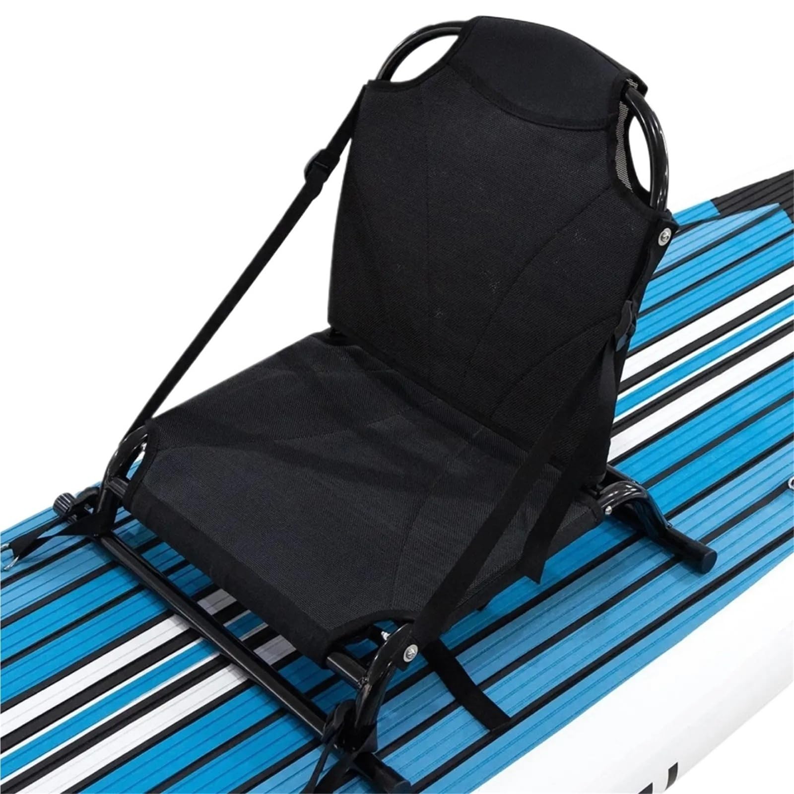 Kompatibel for Kajaks und SUP-Boards | Verstellbare gepolsterte Rückenlehne; leichtes Kissen mit verstärkten Trägern.