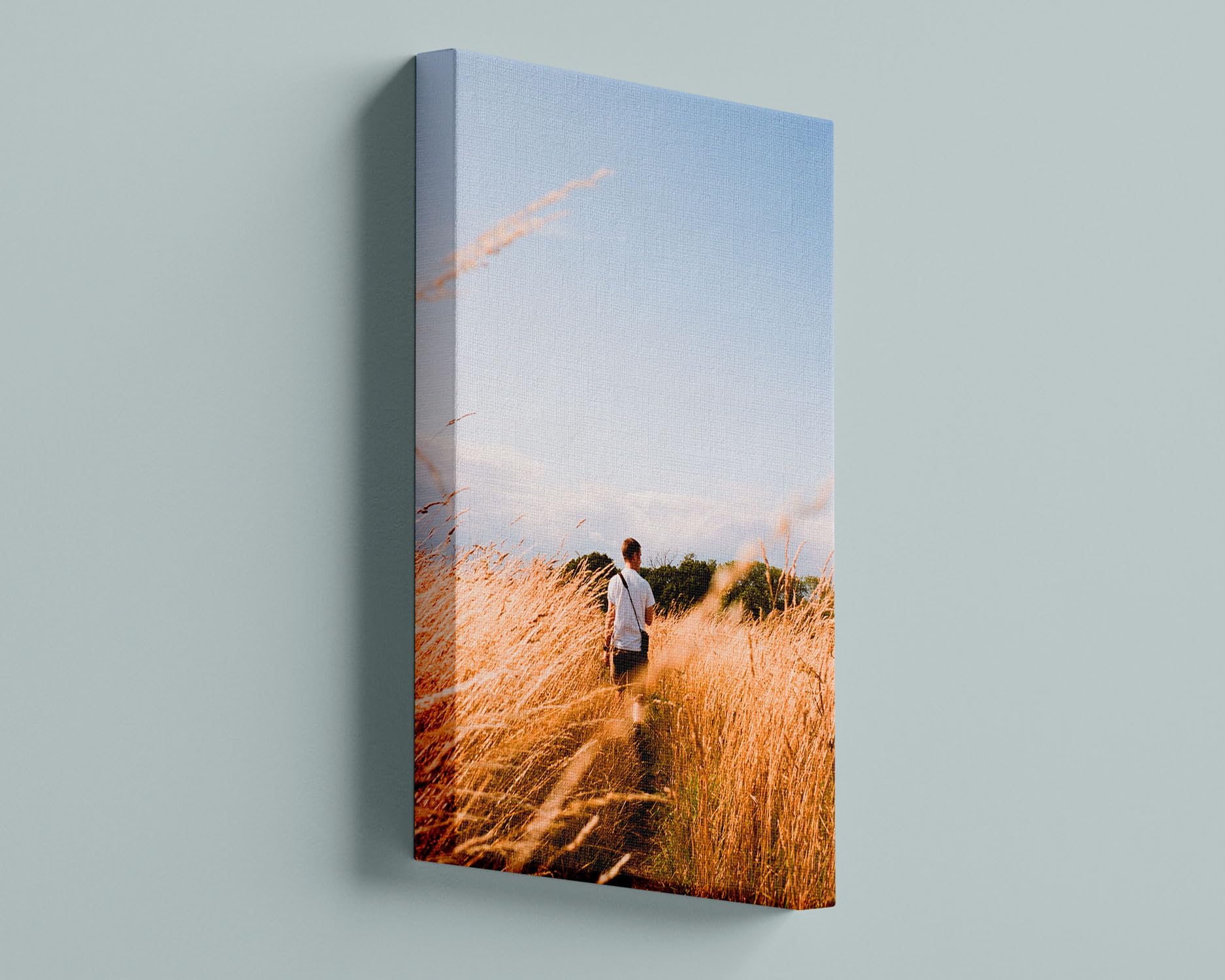 Lienzo Personalizado con Foto 70x100 cm - Cuadro Personalizable para Regalo de Cumpleaños, Bodas, San Valentín o Día de la Madre - 20 Tamaños - Hecho en España