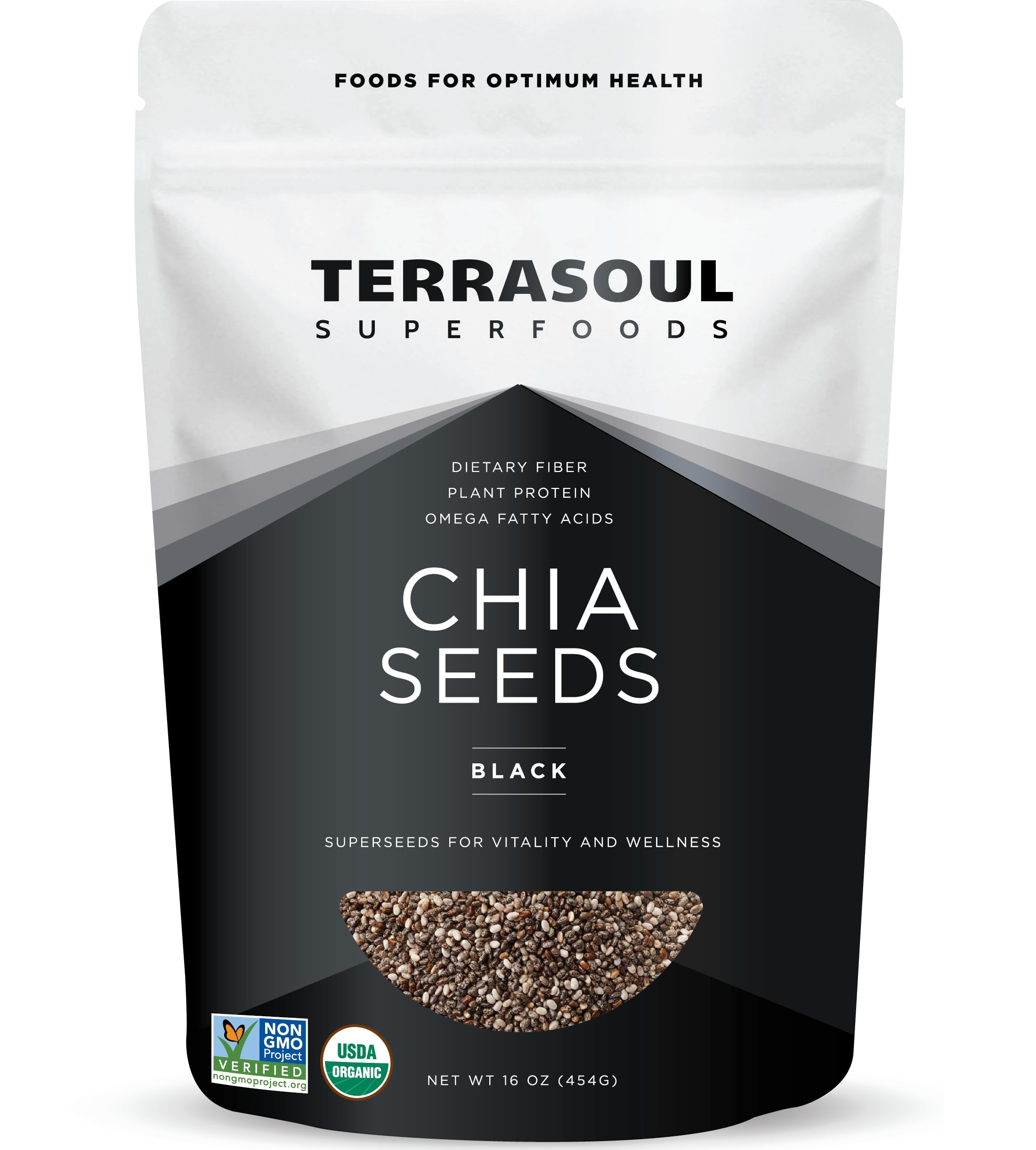 Terrasoul Superfoods Organic Black Chia