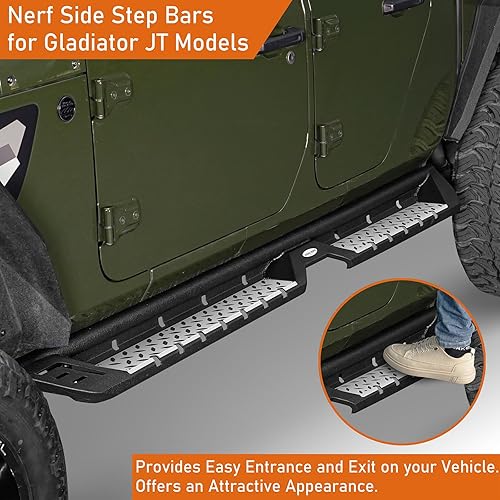 Vista 27 de u-Box Gladiator - Estribo tubular para Jeep JT Gladiator P/U 2020 2021 2022 2023 2024 2025