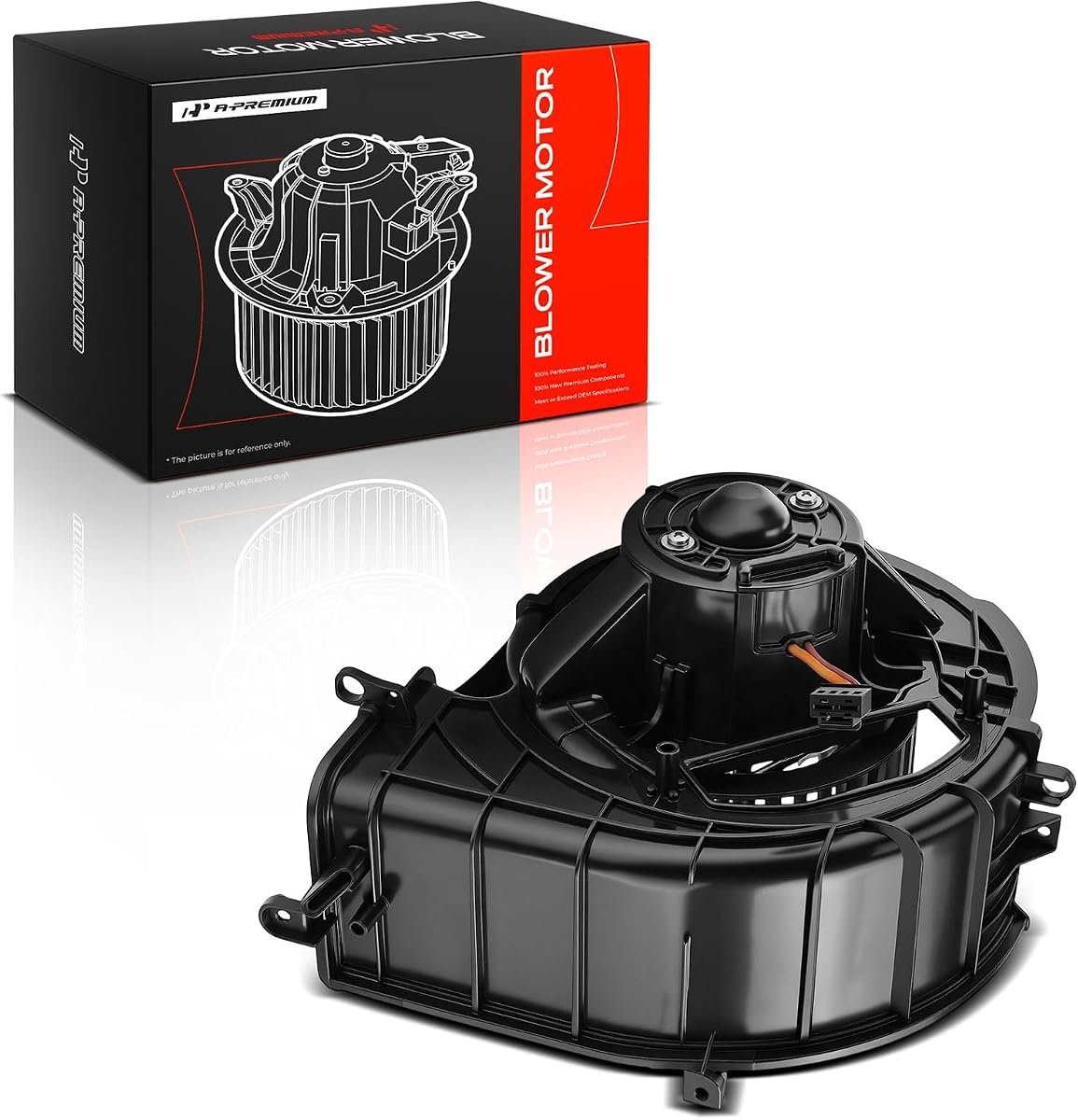 A-Premium Front HVAC Heater Blower Motor with Fan Cage | Compatible with BMW X5 2014/2016-2018, X6 2015-2019, 3.0L 4.4L - Replace# 64119291177