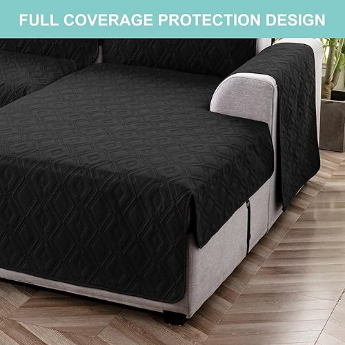 Miniatura 6 de Genina Fundas de sofá modular para perros, fundas de sofá en forma de L, funda de sofá reversible, protector de muebles seccionales para mascotas,