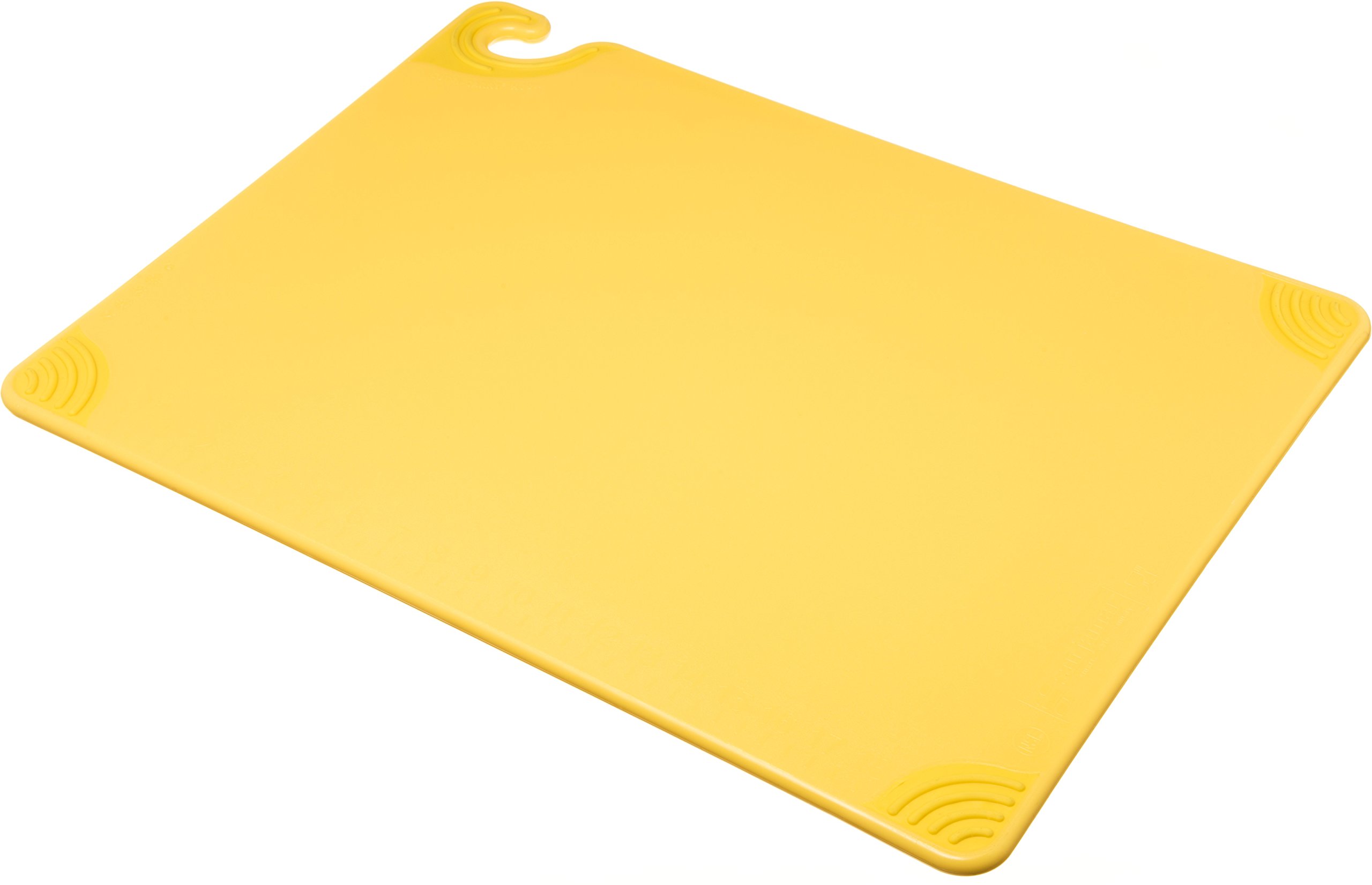 San Jamar Cutting Board,18x24,Yellow CBG182412YL - 1 Each