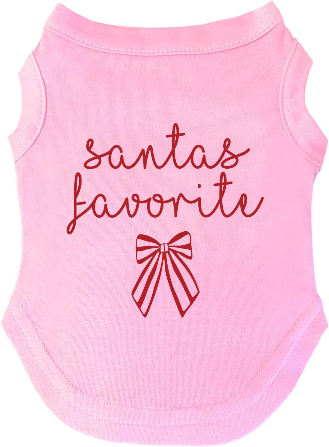 Santa's Favorite Dog Hoodie | Fleece Lined |Leash Hole| Christmas | Merry & Bright | Holiday | Winter | Gift|Cream, X-Small 1499