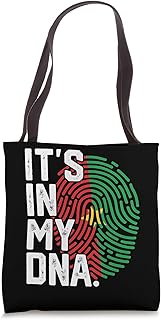 BURKINA FASO Roots Flag Fingerprint Graphic Patriotic Tote Bag