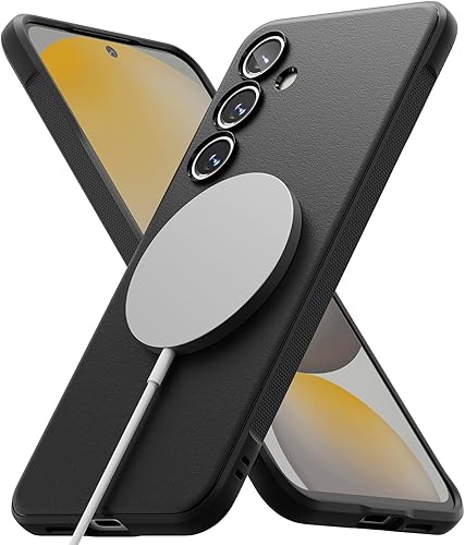 Ringke Onyx Funda para Samsung Galaxy S24 FE [compatible con MagSafe] resistente al aceite y a la suciedad, protección mejorada del lente de la