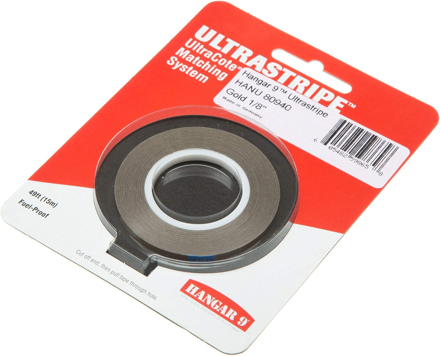 Hangar 9 UltraStripe Black 3/32 Vinyl Stripe - 49 Foot Roll For Models & Vehicles