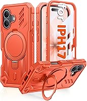 Vista 33 de FNTCASE Funda para iPhone Air Phone Case: Compatible con MagSafe Protector de pantalla integrado Soporte con grado militar a prueba de caídas