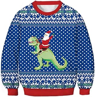 children's christmas jumper dinosaur