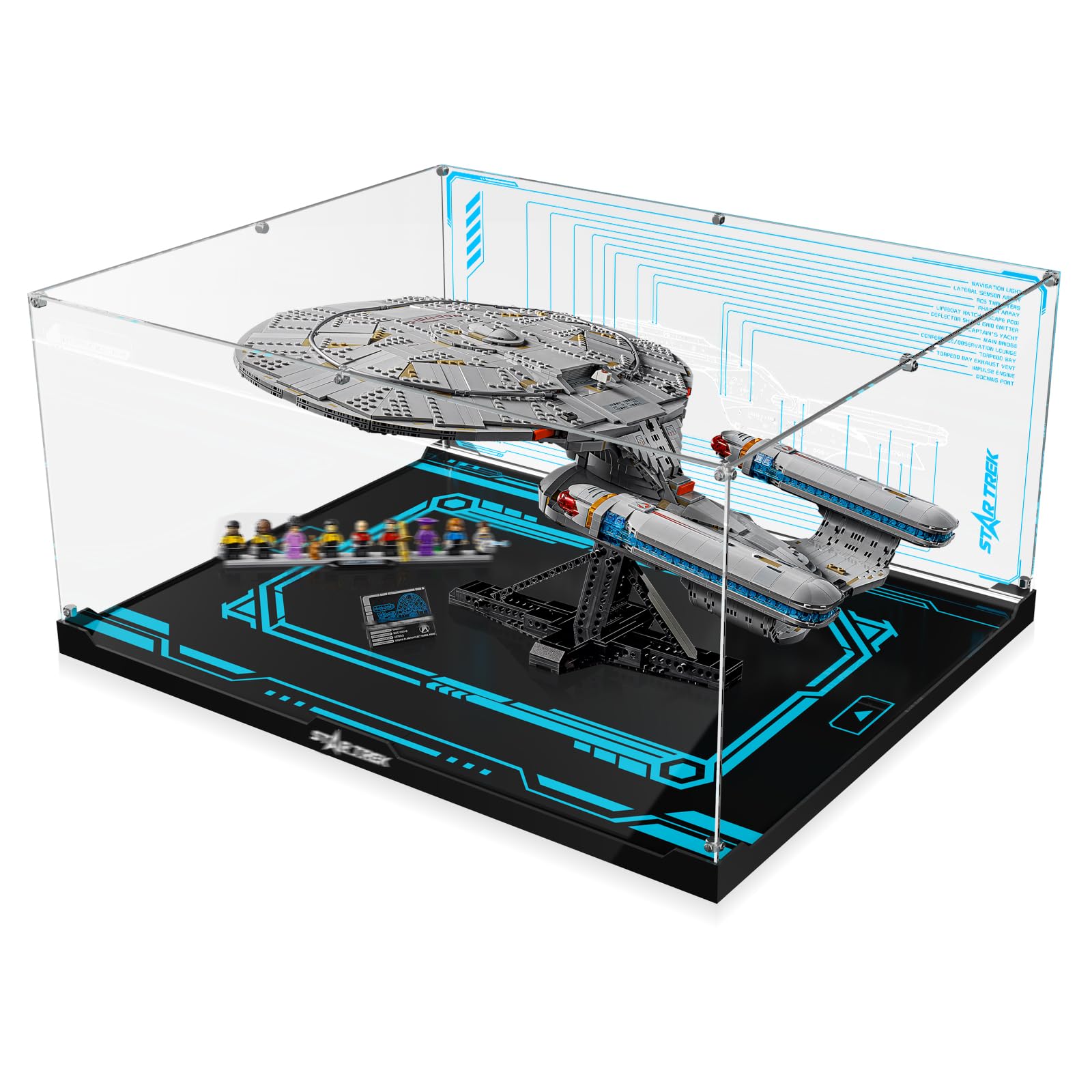 Amazon.com: Lighted Display Case for Lego 10356 Star Trek U.S.S.