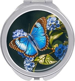 Espejo portátil de maquillaje de viaje, espej...