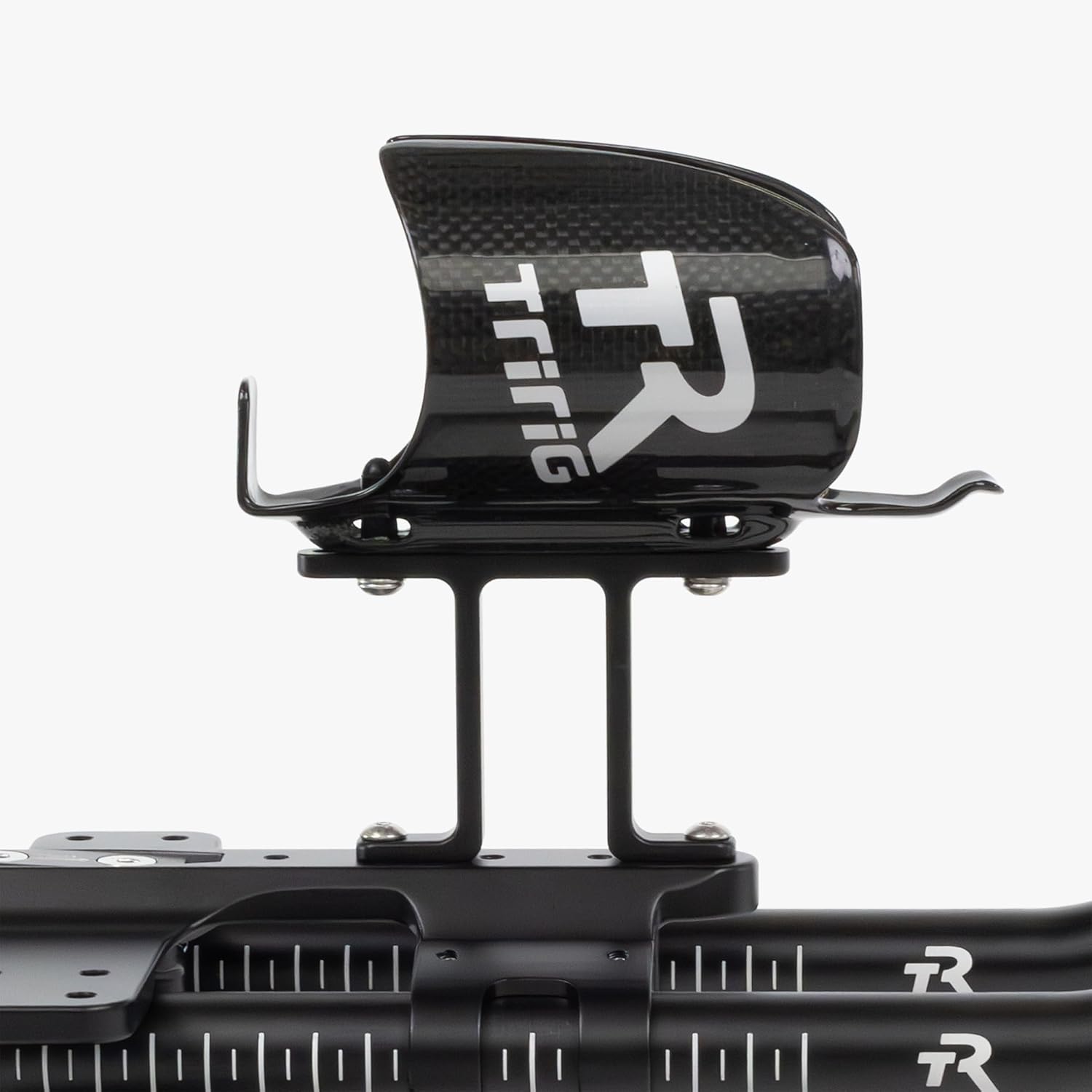 TRIRIG BTA Riser for Triathlon Bike Water Bottle Cage Front Aerobar Mount 80mm T6-6061 Alloy - Elevated Aerodynamics Water Hydration System for Cycling, Road, & TT Bikes Handlebar Aerodynamic Setup