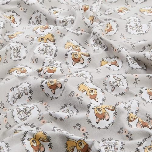 Miniatura 2 de Corona de franela Bambi y Thumper gris, tela por el patio