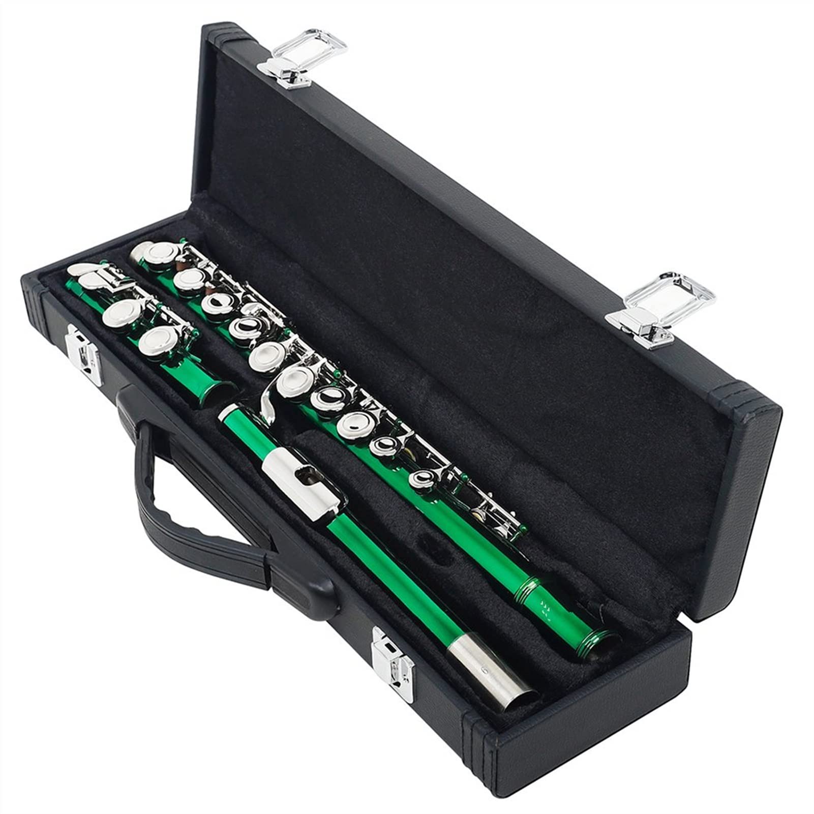 Amazon.com - SHUNTIAN Cross Flute 16 Holes Closed Hole Green