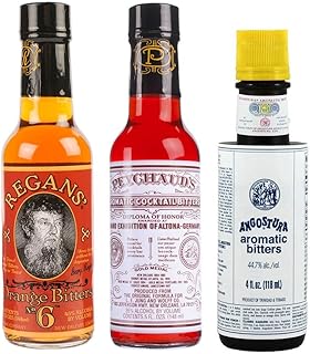 Bitters "Triple Play" Variety 3-Pack: Angostura, Peychauds and Regans