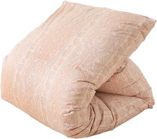 菱友 羽毛掛布団 SL シングルロング 二層キルト 超増量 ホワイトグースダウン95% プレミアムゴールドラベル 1.5kg これだけあれば安心！ 長期保証(7年) 国産 (柄ピンク)