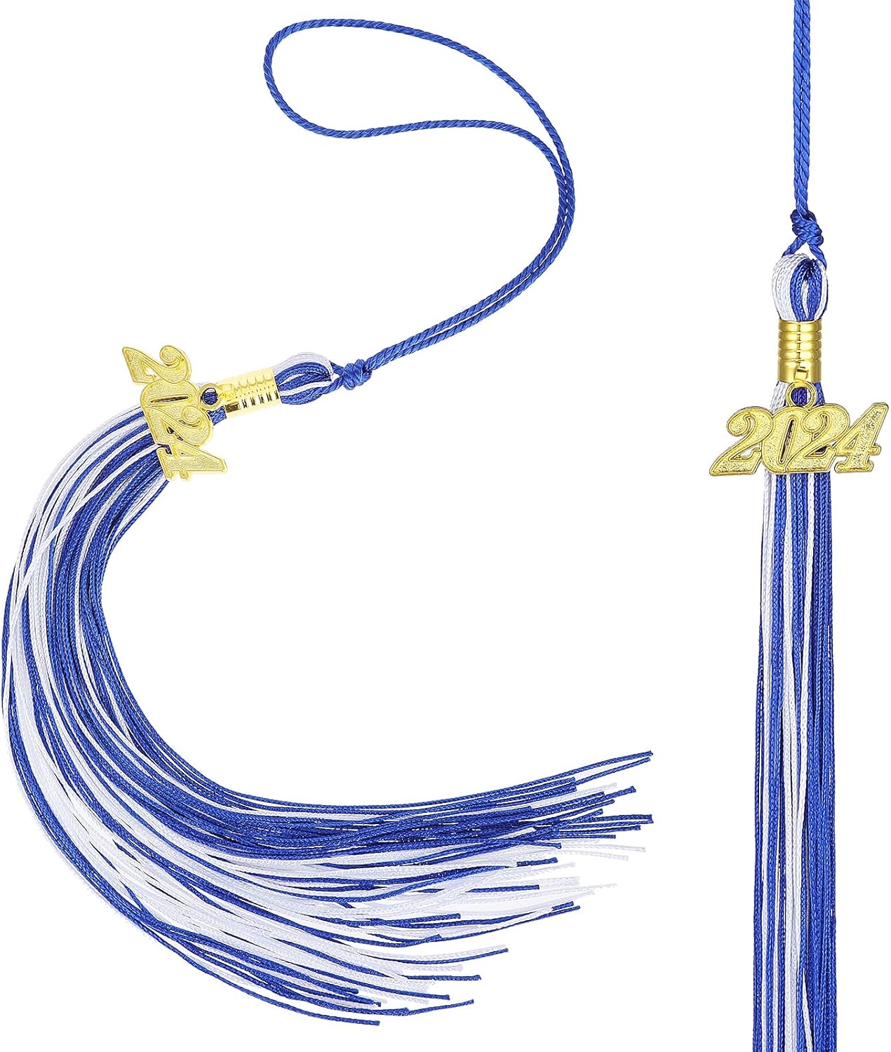 DSLSQD 2 Pieces 2024 Graduation Tassel Graduation Cap