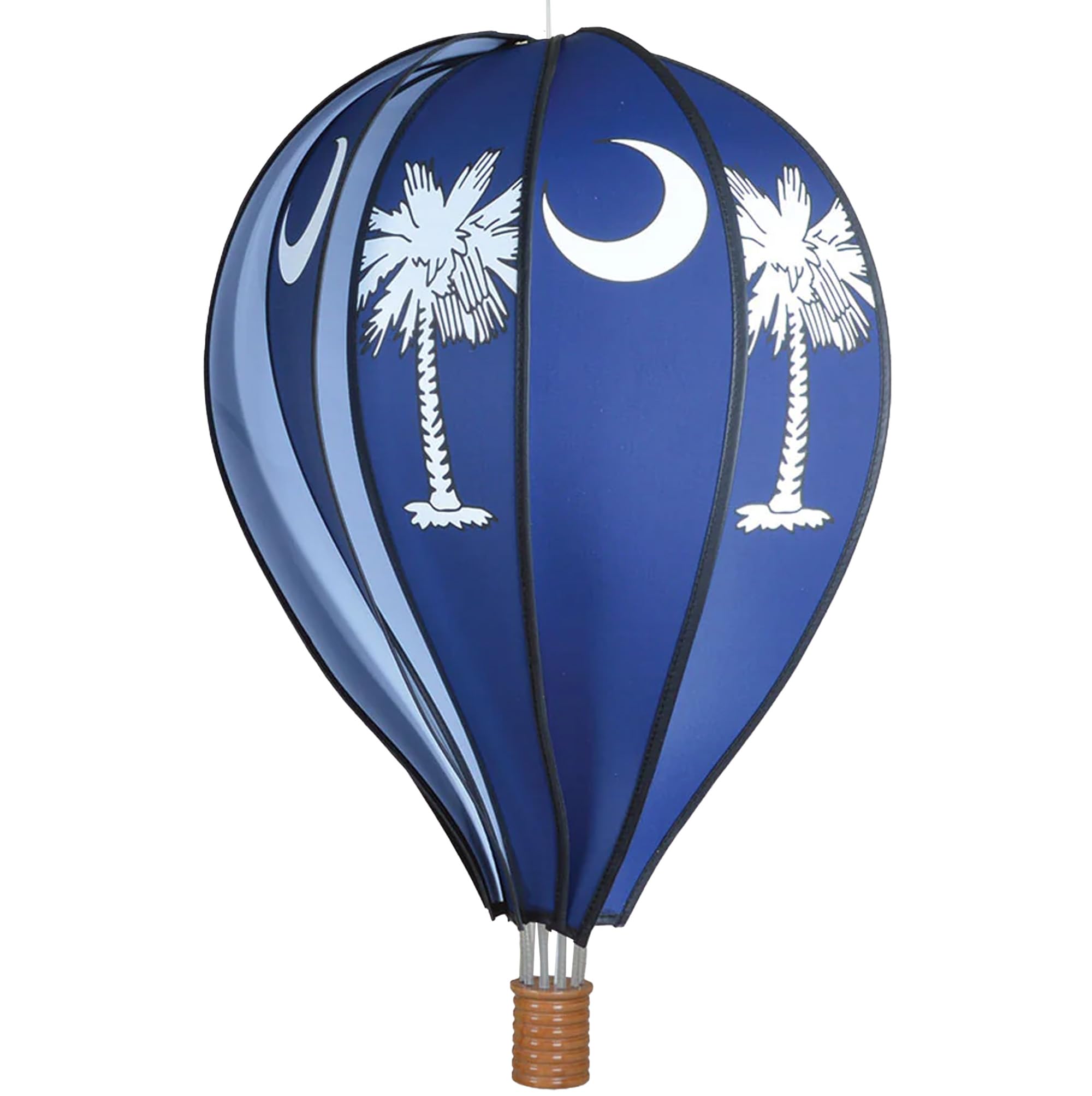 Hot Air Balloon Hanging Garden Spinner 22" - Vibrant Palmetto Design, Weather-Resistant Outdoor Decor, Durable & Lightweight for Patios, Yards, and