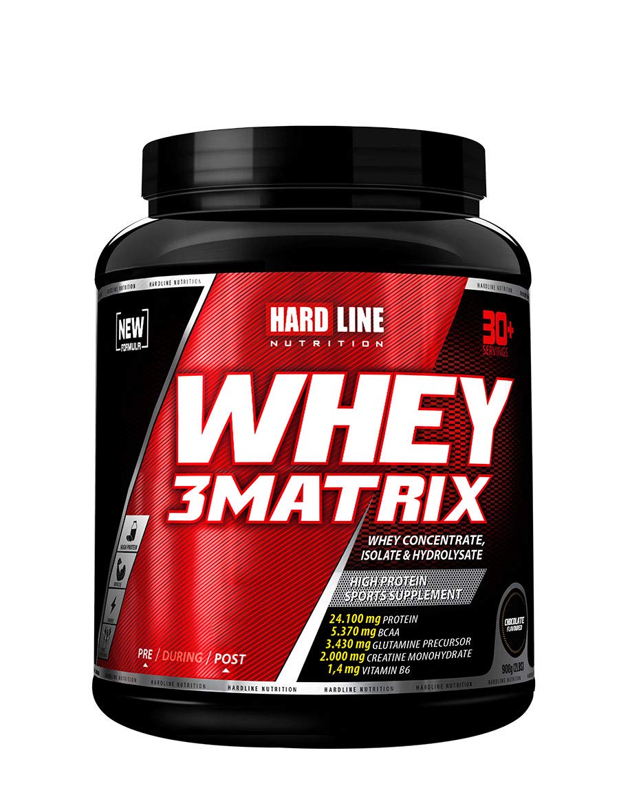 Hardline Nutrition Whey 3Matrix Çilekli 908 Gr