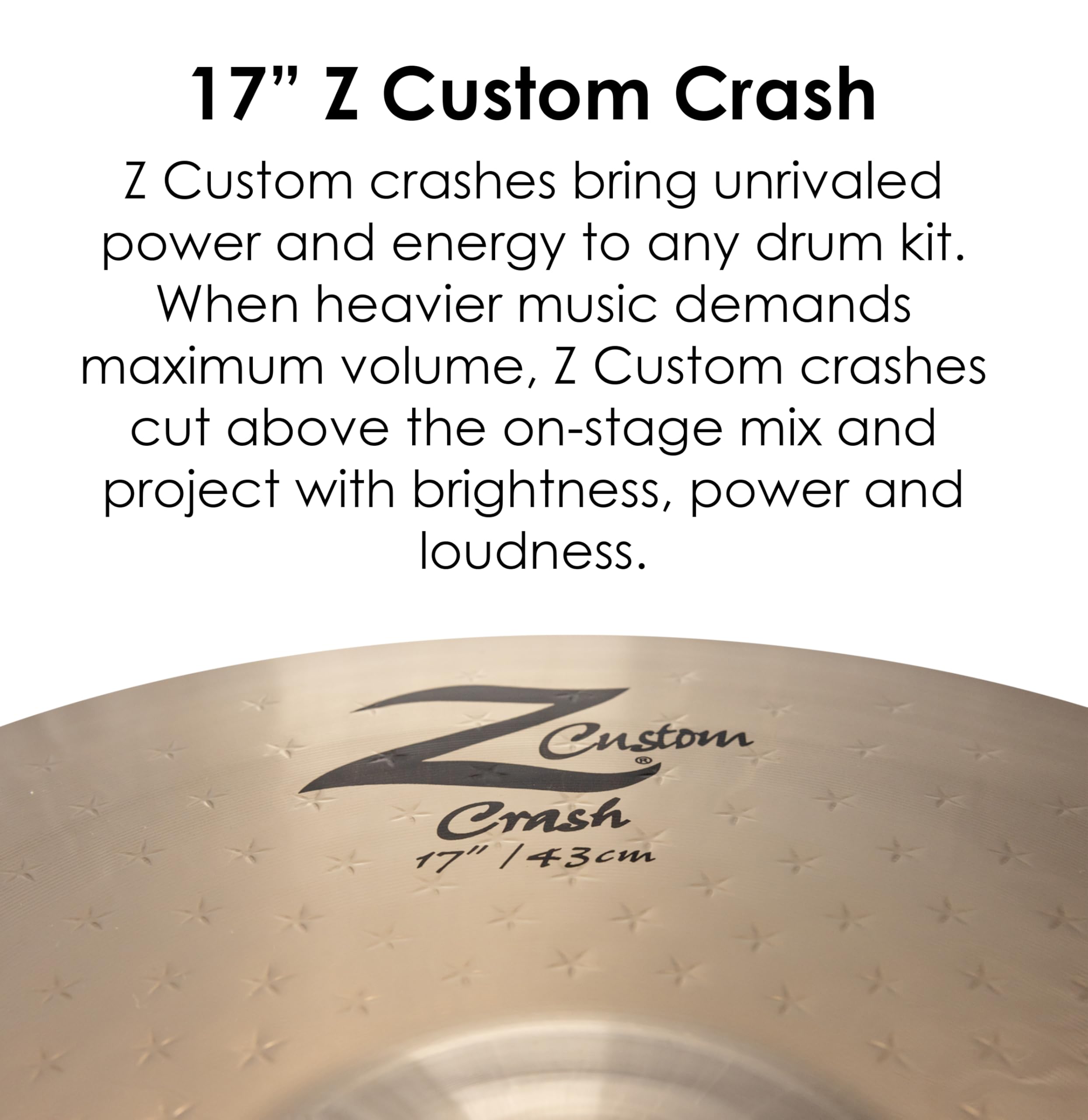 Amazon | Zildjian Z カスタム クラッシュ シンバル 17インチ