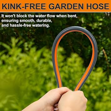 Hose Pipe, 1/2” Heavy Duty Garden Hose, PVC Water Hose with Quick