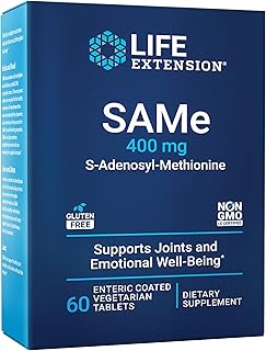 Life Extension Same 400mg (S-Adenosyl-Methionine) - Supplement for Joint & Liver Support - Non-GMO, Gluten-Free, Tablet, 6...