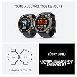 Garmin fēnix 8 Pro, 51mm LTE Premium multisport GPS smartwatch,AMOLED touch Screen,built in inReach technology, advanced health & training features,LED flashlight, up to 27 days battery life,Graphite - 8