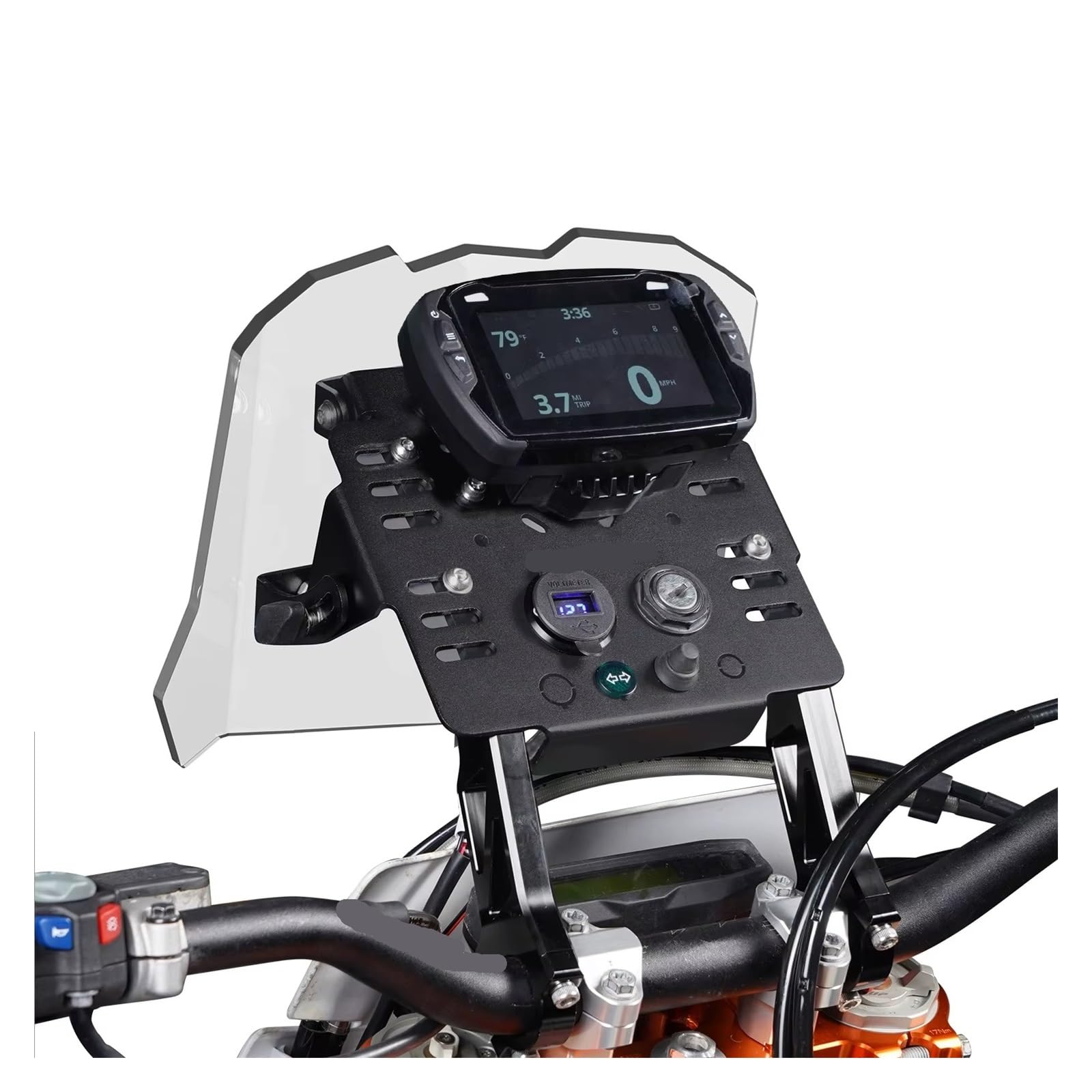 Fixation GPS Moto pour Husaberg pour FE/Te 125-501 2009-2014 Support De Montage GPS Kit Carénage