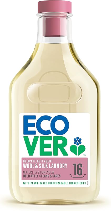 Ecover Delicate 750ml | Gentle on wool & silk, plant-based formula, protects fibres, fresh fragrance, up to 16 washes.