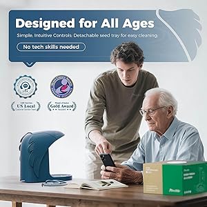 PerchMe Smart Bird Feeder with Camera, Solar Powered Bird Watching Camera for Outside, 2K HD Auto Capture Motion Detection with AI Identify, DIY Add-ons & Seed Scoop, A Ideal Gift