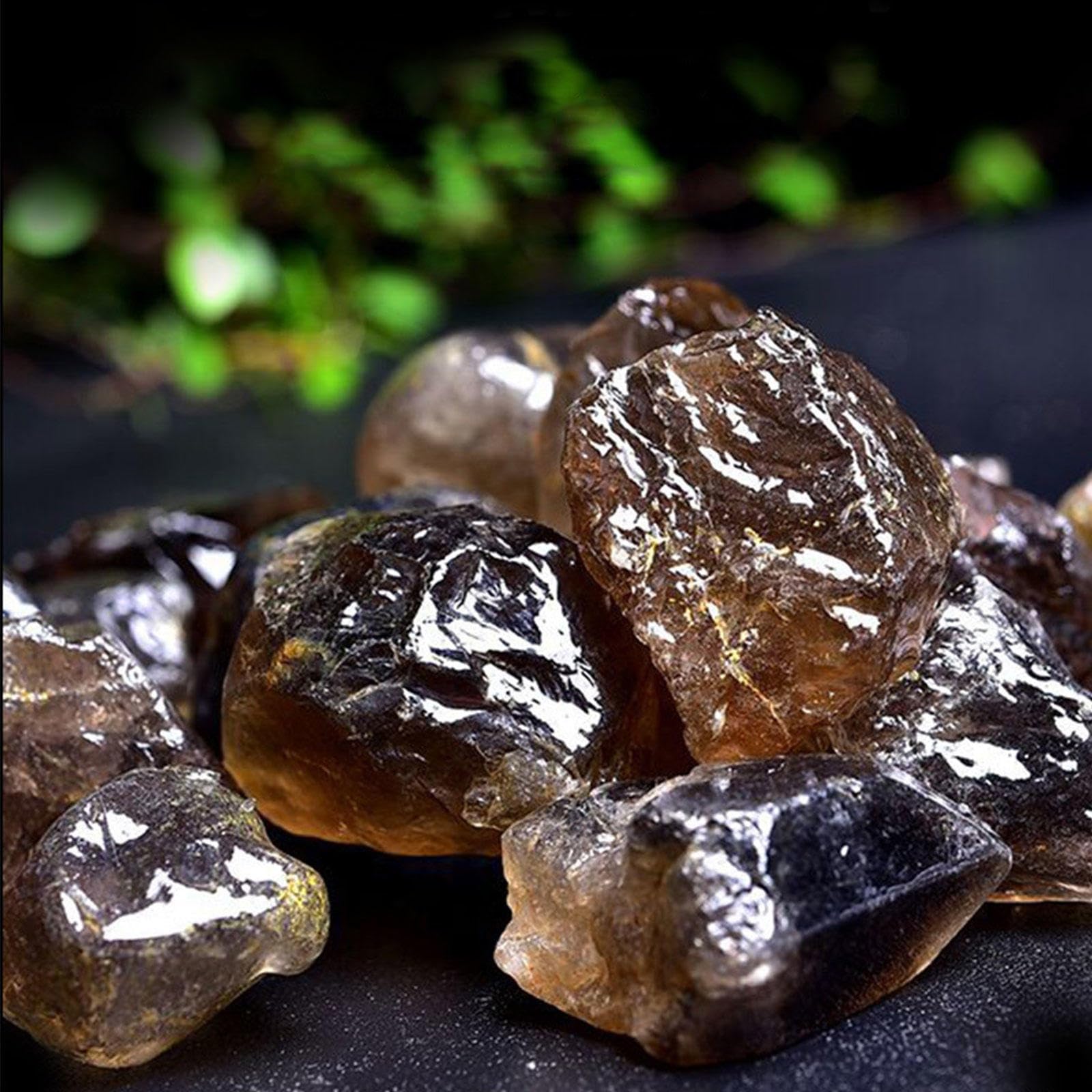 Piedras Pulidas a Granel de 2.2 Libras | Piedras Grandes de Cuarzo Ahumado Natural Caídas | Cristal Curativo de Energía | Regalos de Piedras Preciosas | Reiki | Decoración del Hogar,2-3cm