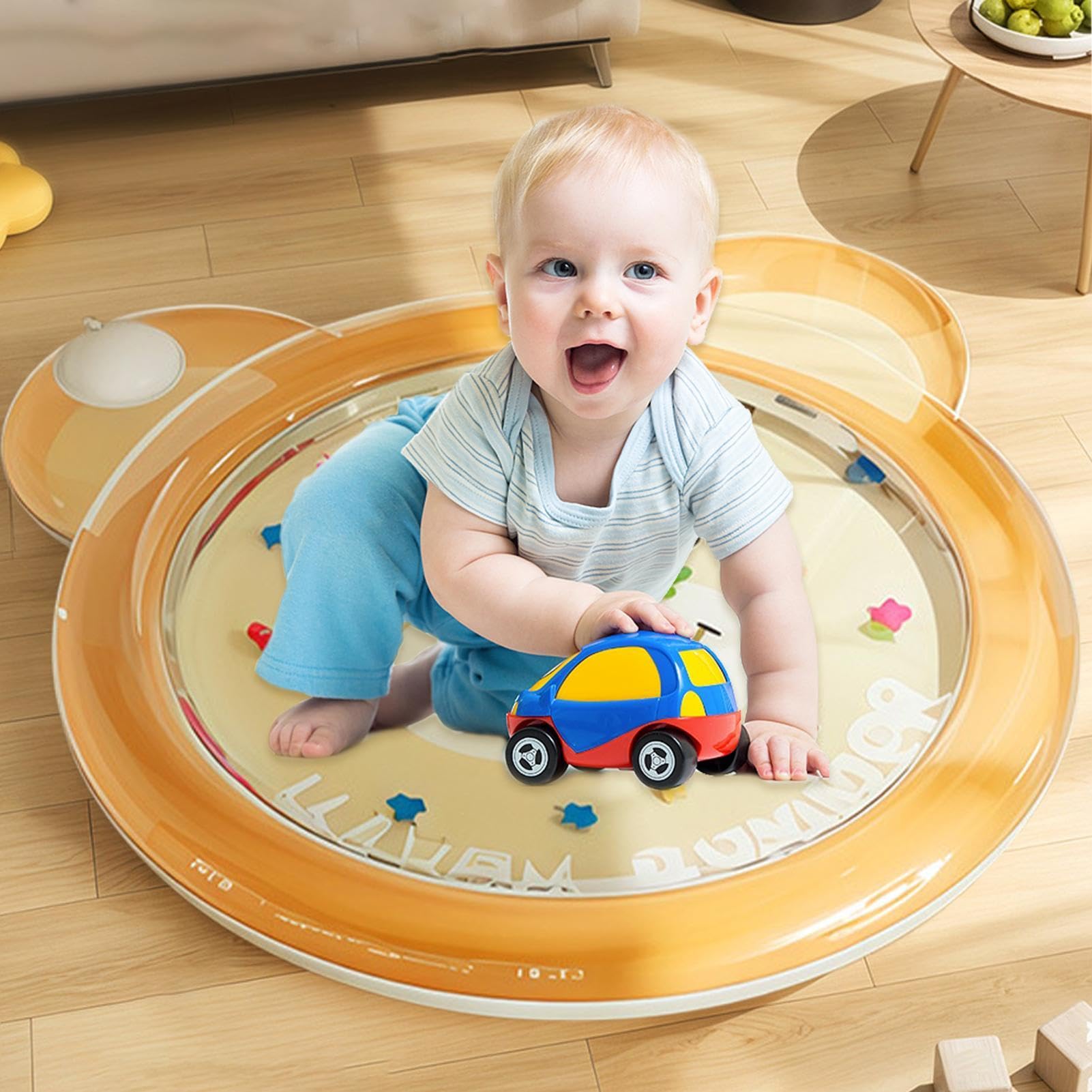 Alfombra de agua para bebés Sensorial de despertar Centro de actividades
