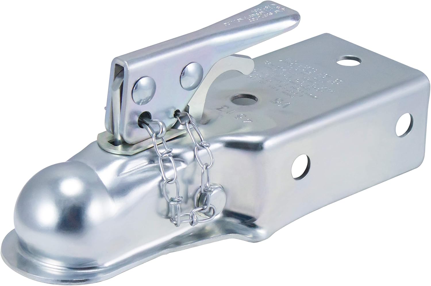 GOLDENROD Dutton-Lainson Company (970 P-1) SAE Class 1 Pin and Chain Coupler - Rust-Resistant Finish for Boat and Other Trailer Applications - 1-7/8" Hitch Ball, 3" Trailer Tongue - Made in USA