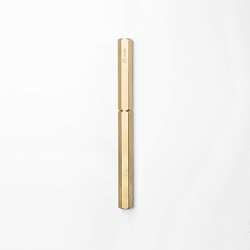 YSTUDIO Classic Revolve Rollerball Pen , Luxury Grade Craftsmanship Pen, personalized pens, rollerball pens Exquisite Mens And Womens Gift Pen Set-brass