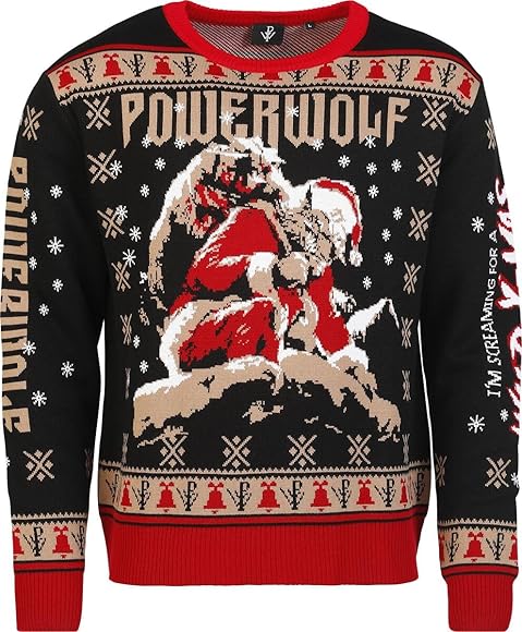 Powerwolf weihnachtspulli Clearance