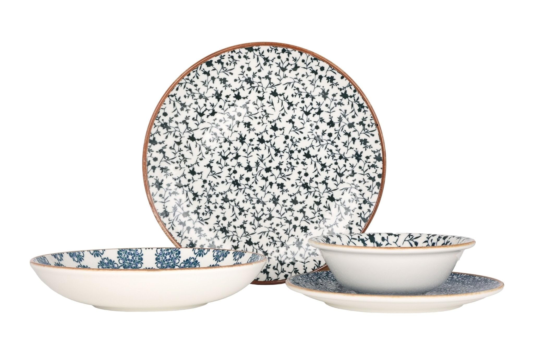 Bonna Set di stoviglie - Calif - 24 pezzi - 6 Persone - Porcellana