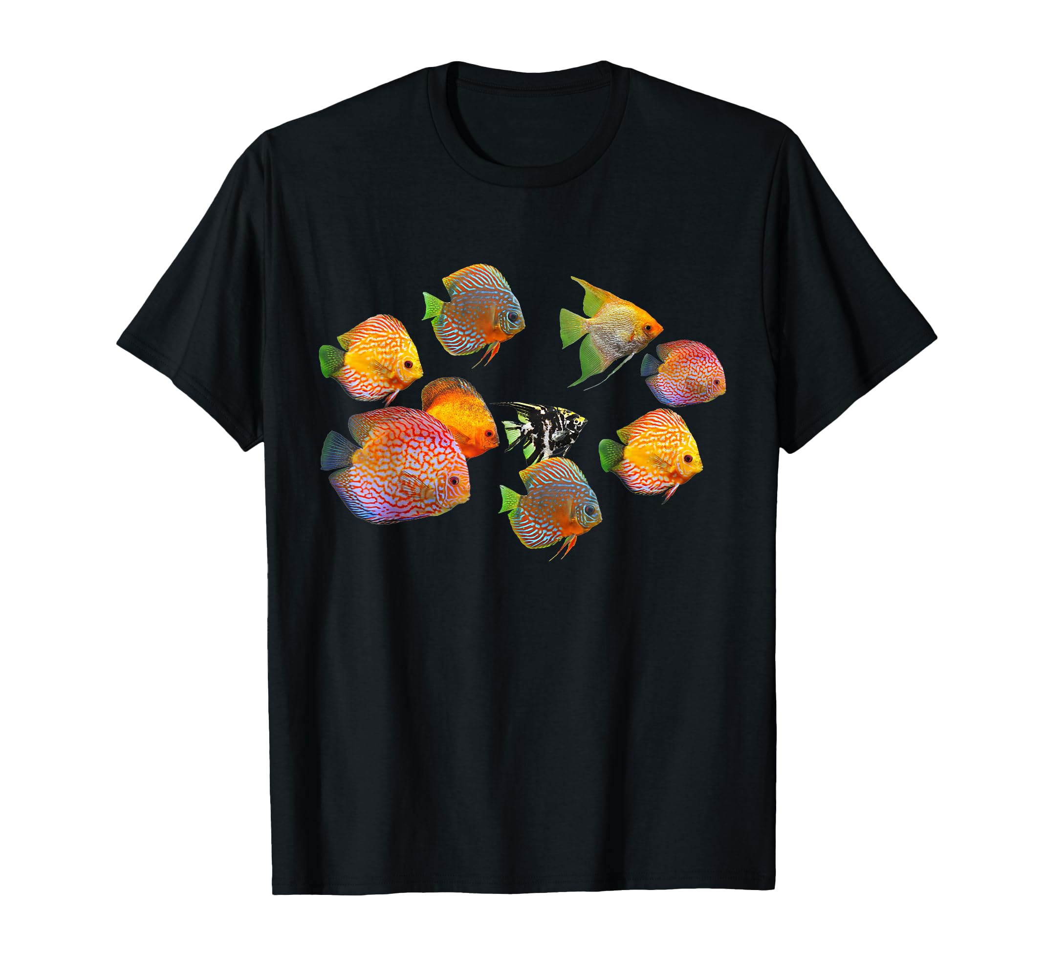 Discus Fish Underwater Sea Funny Ocean Fishes Shirt T-Shirt