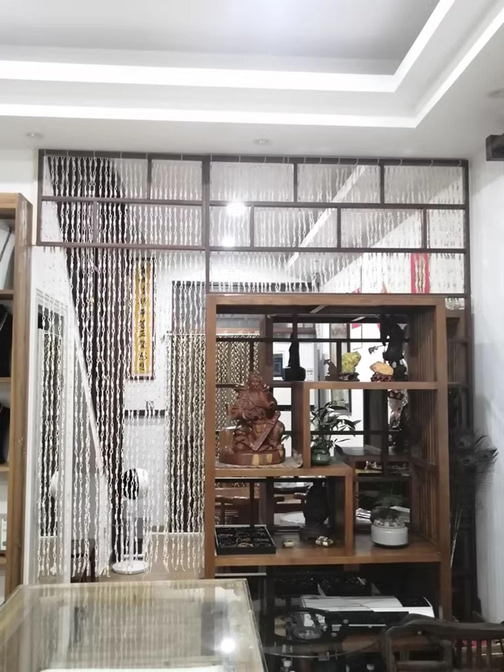 Rideau À Chaînes, Rideau De Perles, Rideau De Porte À Franges, Rideau De Porte W:90/120 Cm H:200/220/240 Cm Muraux De Fenêtre Couloir Chambre Décor D'intimité(120x240cm/47x94in)