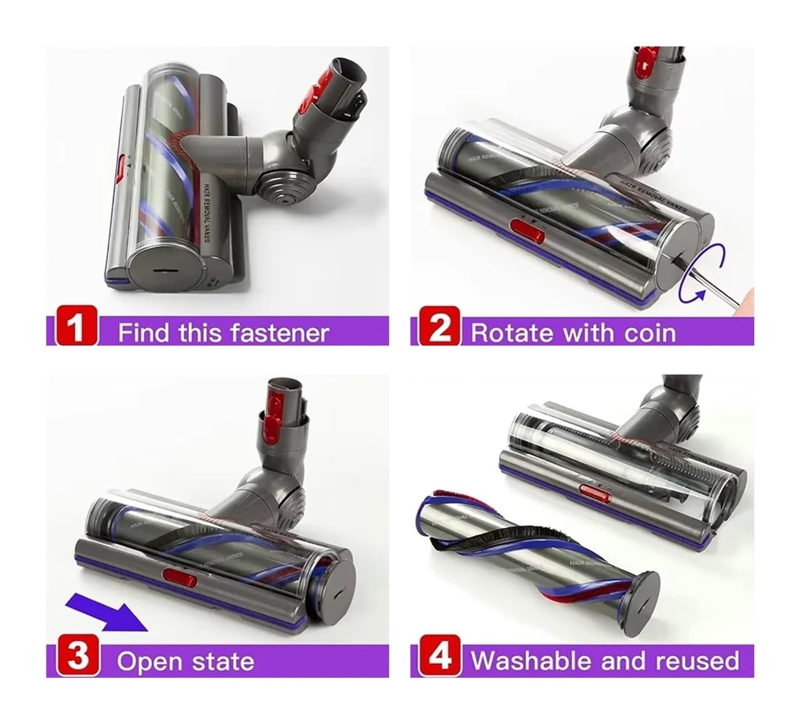Testina For Aspirapolvere, Compatibile Con Dyson