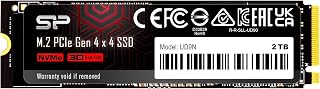 シリコンパワー SSD 2TB【超高速 ゲーミングSSD】Read 5,000MB/s Write 4,800MB/s 3D NAND M.2 2280 PCIe4.0×4 NVMe1.4 UD9Nシリーズ SJ02KGBP44UD9N05J5