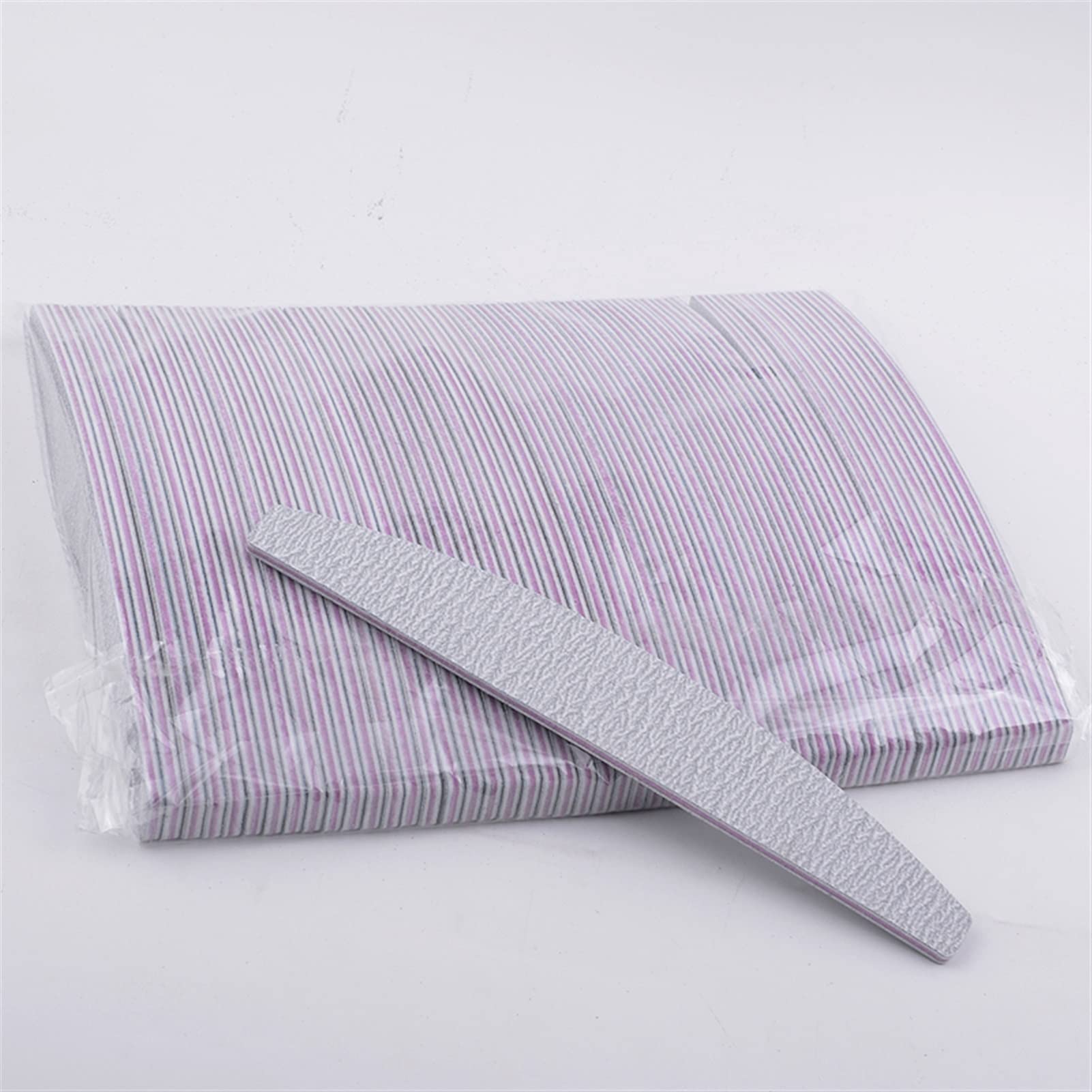 TRUSTTWO 25 PZ Nail File Sanding Half Moon 100/180 Nail Art Gel Polish Tips Tampone Bulder File del Buffer Nail Salon Manicure Strumenti di Cura The New
