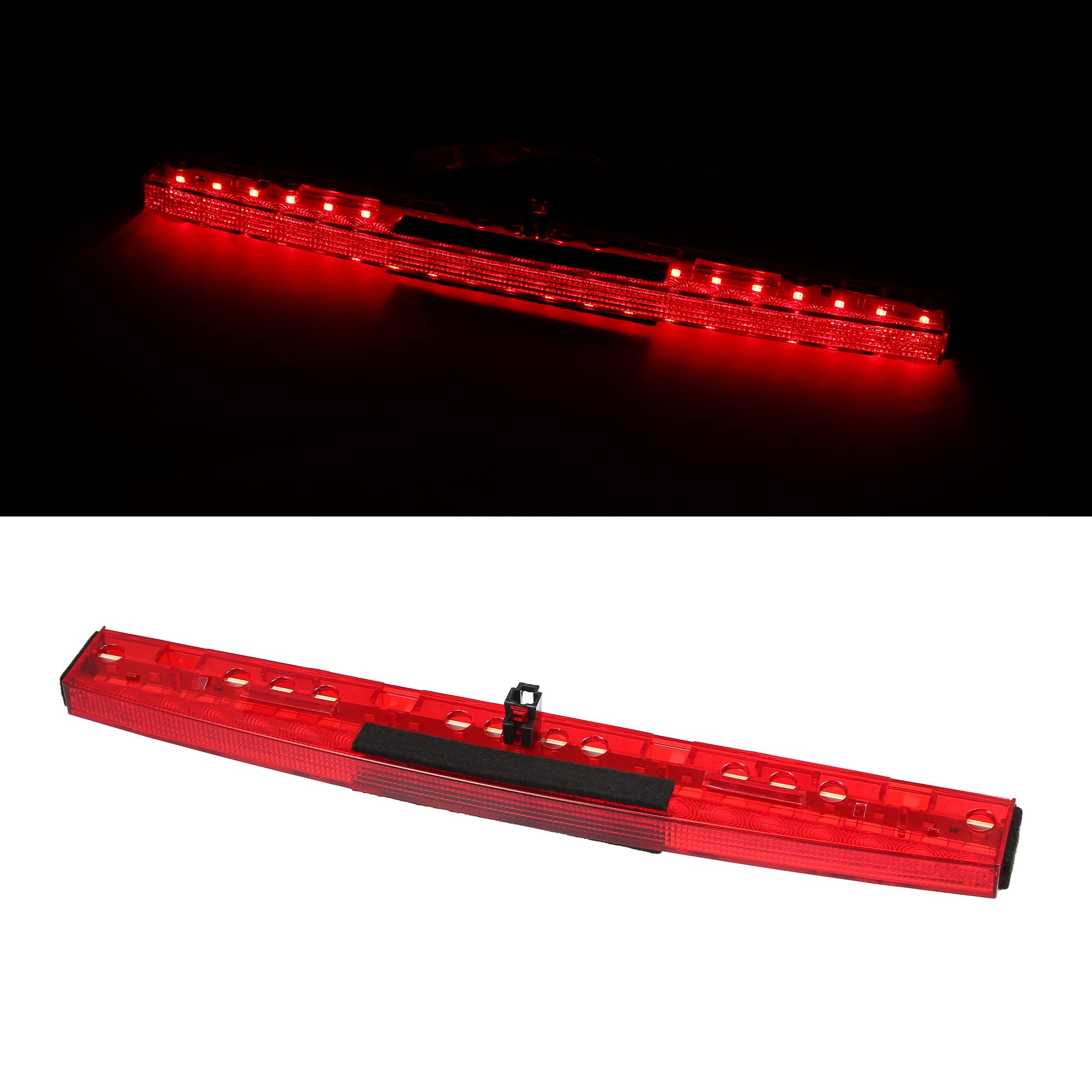 X AUTOHAUX Alto Nivel Tercero Trasero Freno Detener Luz 8E5945097C para Audi A4 Rojo